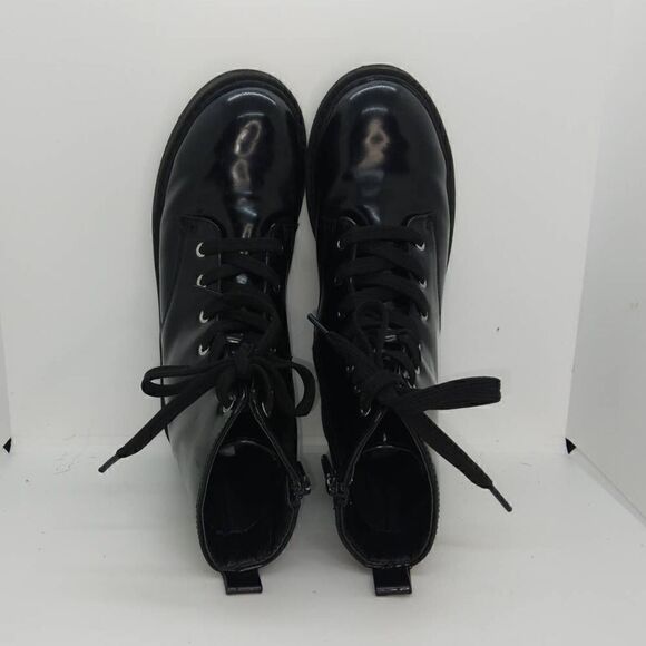 There Abouts Inflow Women's Pre-owned Black Combat Boots - sz. 5M - Picture 3 of 6